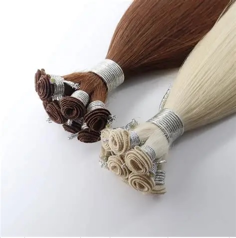 Alternative view of Hand-tied weft